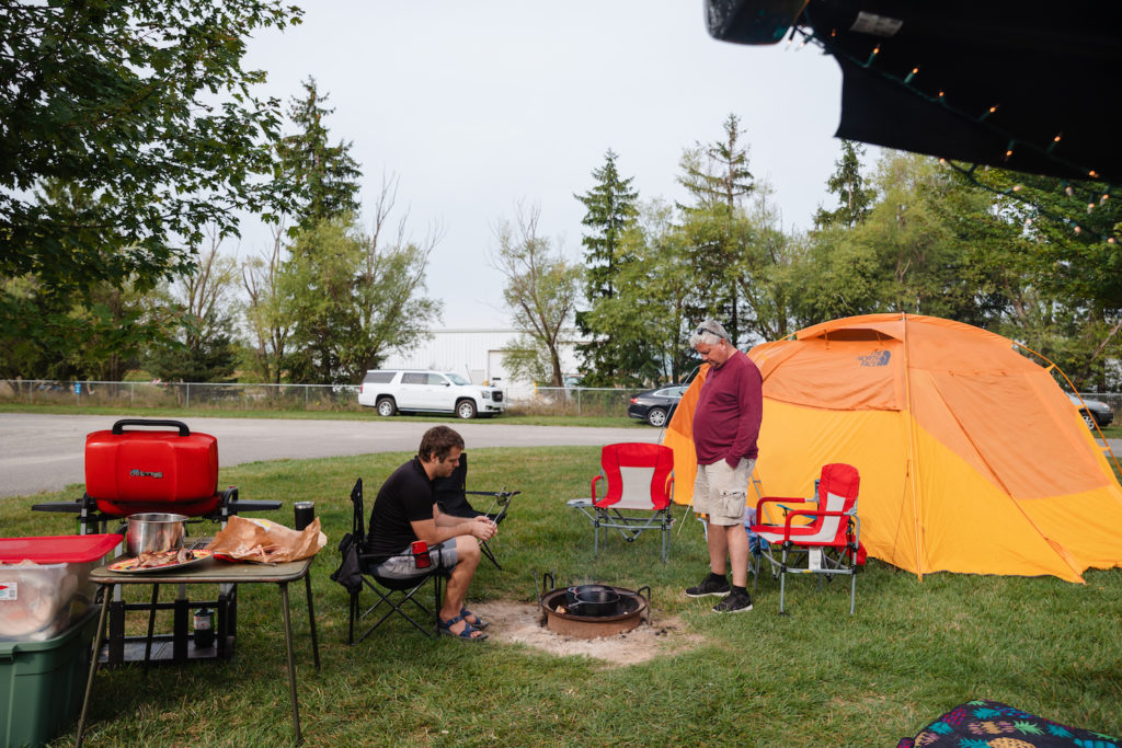 tent camping trip ohio